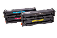 SET Toner-Patronen rebuilt (mit Chip) HP (W2410A/W2411A/W2412A/W2413A)(216A) C/M/Y/K, Color LaserJet Pro M-155/180/182, MFP M-183