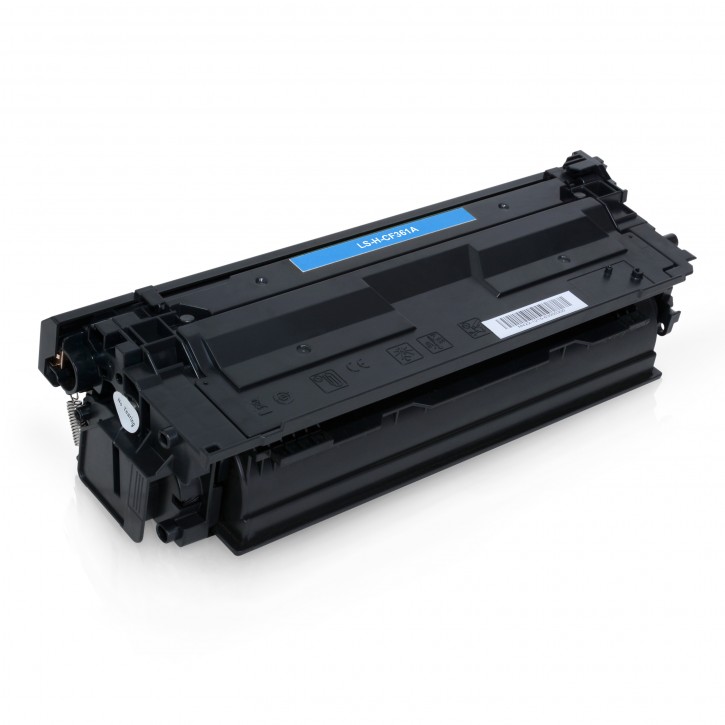 Toner-Patrone rebuilt HP (CF361A/508A) Cyan, ColorLaserJet Enterprise Flow MFP M 577 C, Enterprise M 552,  M 552 DN, M 553, M 553 DN, M 553 N, M 553 X, Enterprise MFP M 577 DN, MFP M 577 F