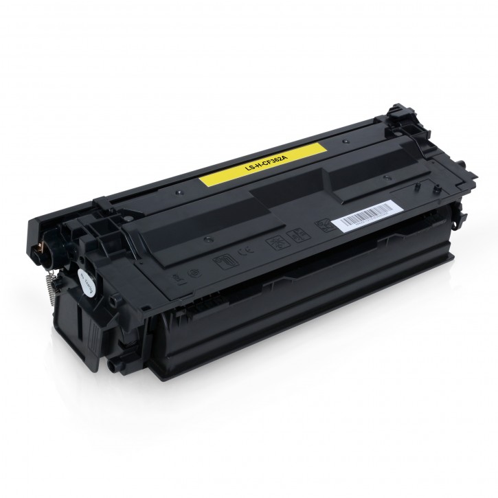 Toner-Patrone rebuilt HP (CF362A/508A) Yellow, ColorLaserJet Enterprise Flow MFP M 577 C, Enterprise M 552,  M 552 DN, M 553, M 553 DN, M 553 N, M 553 X, Enterprise MFP M 577 DN, MFP M 577 F