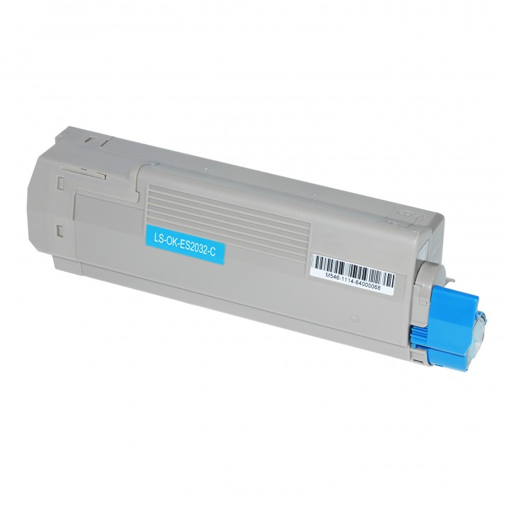 Toner-Patrone rebuilt Oki (43865731) Cyan, OKI ES 2232 A4, ES 2632 A4, ES 5460 MFP