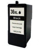 Drucker-Patrone rebuilt Lexmark (18C2170E/NO.36XL) Black, Lexmark X 3630/3650/3690/4630/4650/5630/5650/5690/6600 Series/6650/6675/X 6690,Z 2400/2410/2420