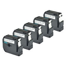 5 x Schriftband kompatible Brother MK231 (M-K231) P-Touch, Schwarz auf Weiss, 12mm x 8m