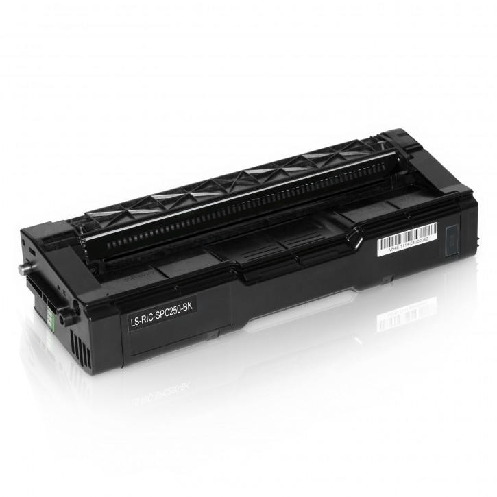 Toner-Patrone rebuilt Ricoh (407543), Black, Ricoh Aficio SP C 250, Aficio SP C 250 DN, Aficio SP C 250 E, Aficio SP C 250 SF, Aficio SP C 250 SFW, SP C 250, SP C 250 DN, SP C 250 E, SP C 250 SF, SP C 250 SFW